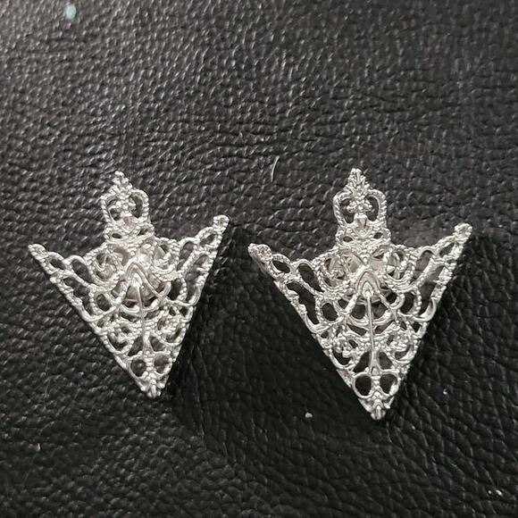 Western filigree collar tip lapel pins - Picture 3 of 5